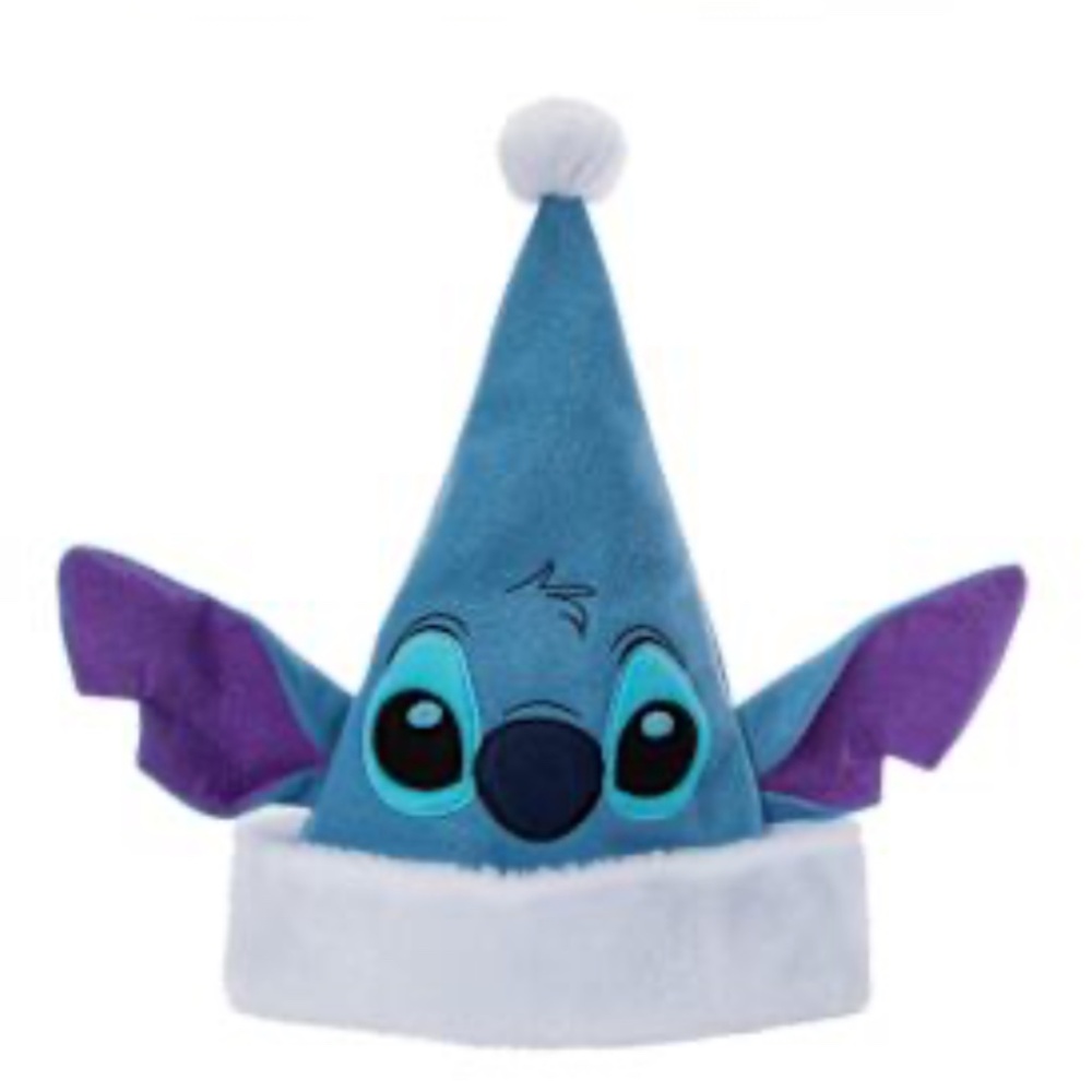 NWT! Disney’s LILO and Stitch Santa Hat in Blue and White!